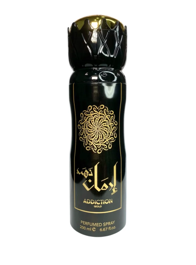 PERFUME AEROSOL ADDICTION GOLD