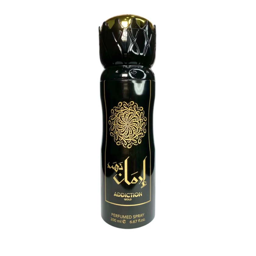 PERFUME AEROSOL ADDICTION GOLD