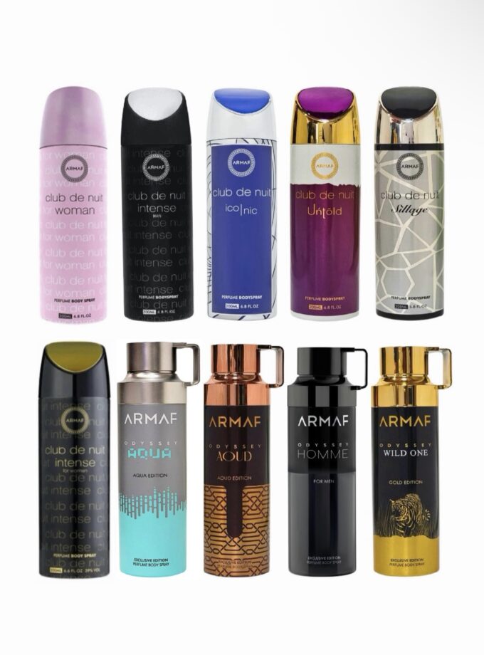 COMBO 10 AEROSOLES ARMAF