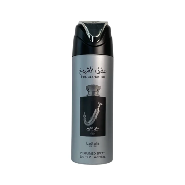 PERFUME AEROSOL ISHQ AL SHUYUKH SILVER LATTAFA