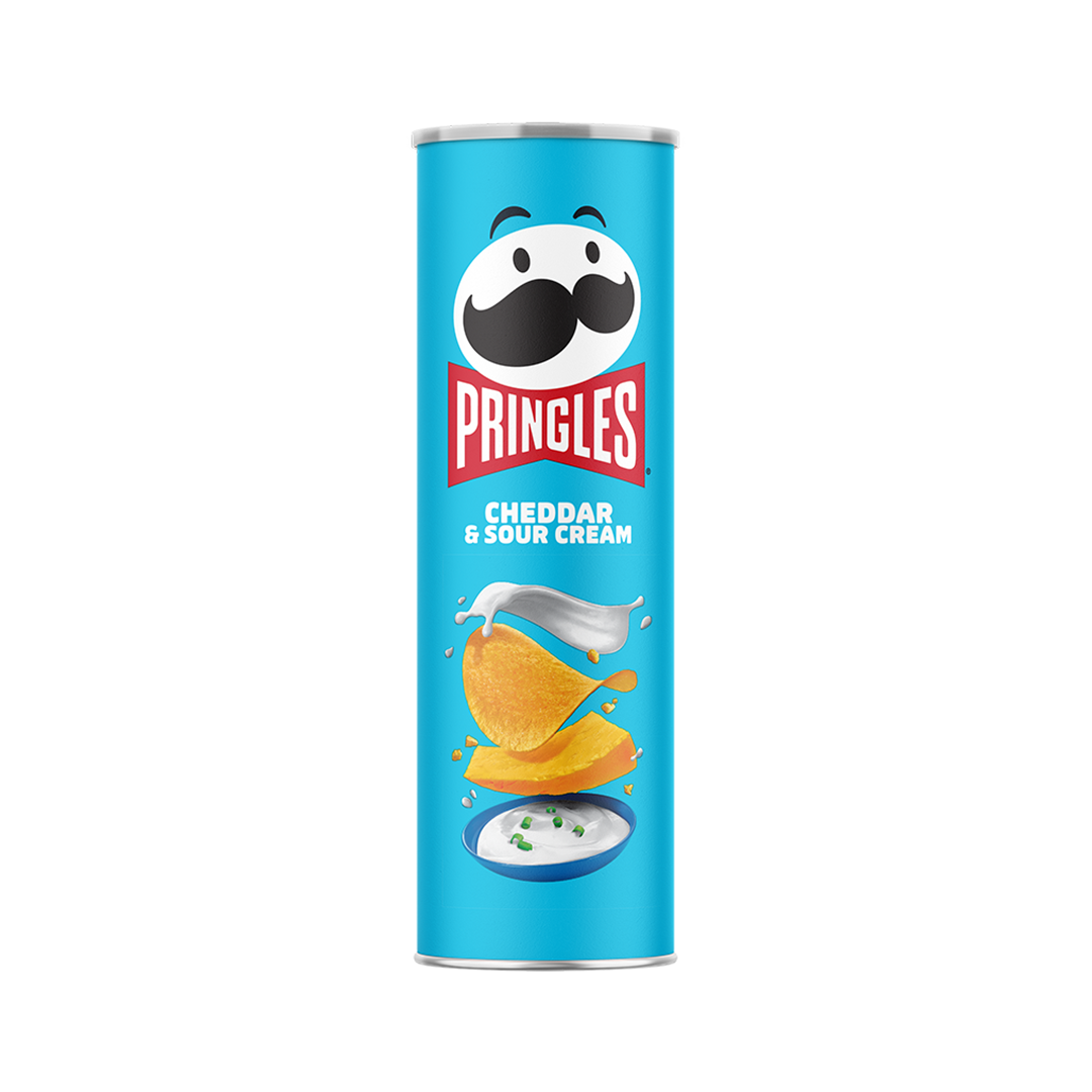 PRINGLES CHEDDAR & SOUR CREAM PRINGLES CHEDDAR & SOUR CREAM - Image 1