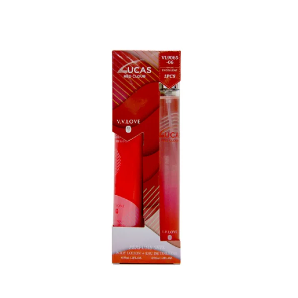 SET LUCAS RED CLUB 2PZA V.V. LOVE