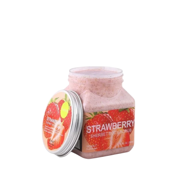 EXFOLIANTE CORPORAL DE FRESA - WOKALI