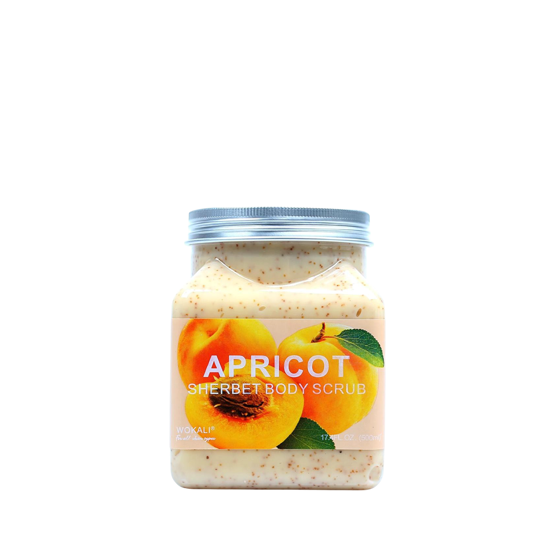 EXFOLIANTE CORPORAL DE MELOCOTON 500ML EXFOLIANTE CORPORAL DE ALBARICOQUE - WOKALI - Image 1